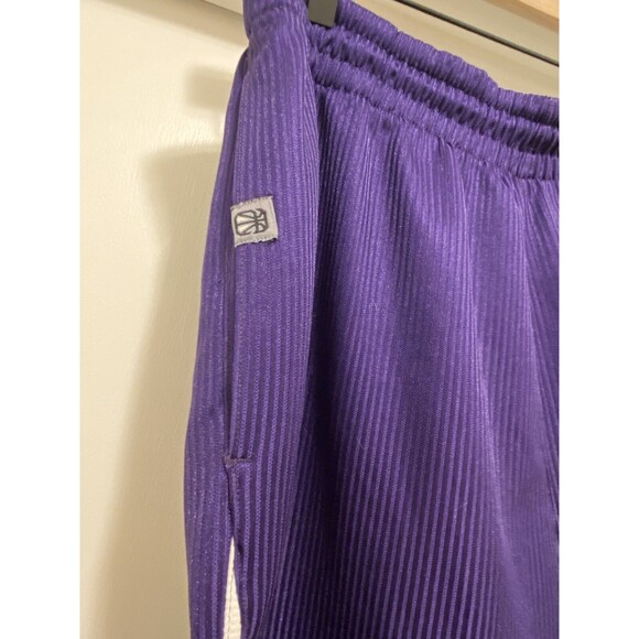 Vtg UNDER ARMOUR 90S  2000s Jock Basketball Purple Loose Shorts RARE L - Picture 3 of 5